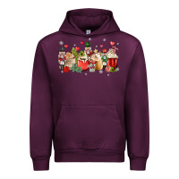 Mauve Wine nutcracker coffee Urban Hoodie - MaliasSmallBusiness