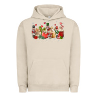Pigment French Oak nutcracker coffee Urban Hoodie - MaliasSmallBusiness