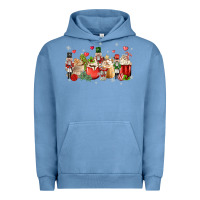 Pigment Pebble Blue nutcracker coffee Urban Hoodie - MaliasSmallBusiness