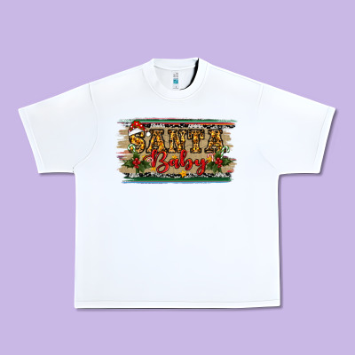 Santa Baby Western Christmas Urban Heavy Tee Designed By Ranaportraitstore