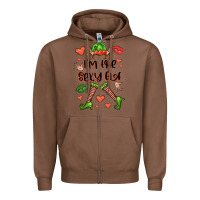 Chestnut im the sexy elf Zipper Hoodie - FaDigitalArtStudio