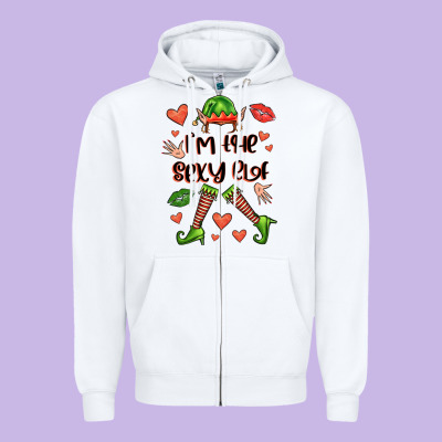Im The Sexy Elf Zipper Hoodie Designed By Fadigitalartstudio