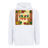 White juneteenth 1865 Heavyweight Hoodie - Artiststas