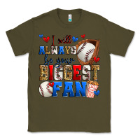 Army Green i will always be your biggest fan baseball Classic Tee - Zillion Design Studio
