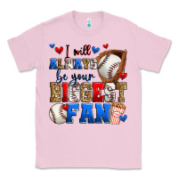 Bubblegum Pink i will always be your biggest fan baseball Classic Tee - Zillion Design Studio