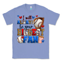 Colony Blue i will always be your biggest fan baseball Classic Tee - Zillion Design Studio