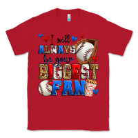 Red i will always be your biggest fan baseball Classic Tee - Zillion Design Studio