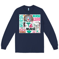Navy nurse life Long Sleeve Tee - Zillion Design Studio