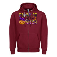 Burgundy Princess Of The Zipper Hoodie - CowhideDigitalArt