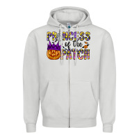 Dove Grey Princess Of The Zipper Hoodie - CowhideDigitalArt