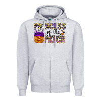 Heather Grey Princess Of The Zipper Hoodie - CowhideDigitalArt