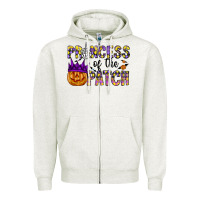 Oatmeal Heather Princess Of The Zipper Hoodie - CowhideDigitalArt