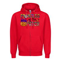 Red Princess Of The Zipper Hoodie - CowhideDigitalArt