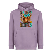 Lavender not today heifer long haired cow Heavyweight Hoodie - Jasminsmagicworld