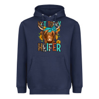 Navy not today heifer long haired cow Heavyweight Hoodie - Jasminsmagicworld