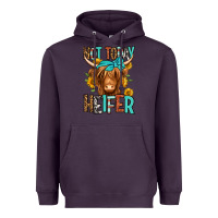 Plum not today heifer long haired cow Heavyweight Hoodie - Jasminsmagicworld