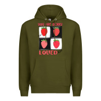 Army Green you are berry loved Premium Hoodie - MaliasSmallBusiness