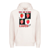 Pale Pink you are berry loved Premium Hoodie - MaliasSmallBusiness