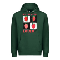 Sports Green you are berry loved Premium Hoodie - MaliasSmallBusiness