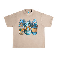 French Oak winter coffee gnome Urban Heavy Tee - BarkalooDesign