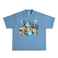 Pebble Blue winter coffee gnome Urban Heavy Tee - BarkalooDesign