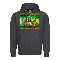 Smoke St. Patrick's Day gnomies tumbler St. Patricks Day Zipper Hoodie - Neo Western
