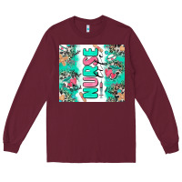 Burgundy nurse life Long Sleeve Tee - Zillion Design Studio