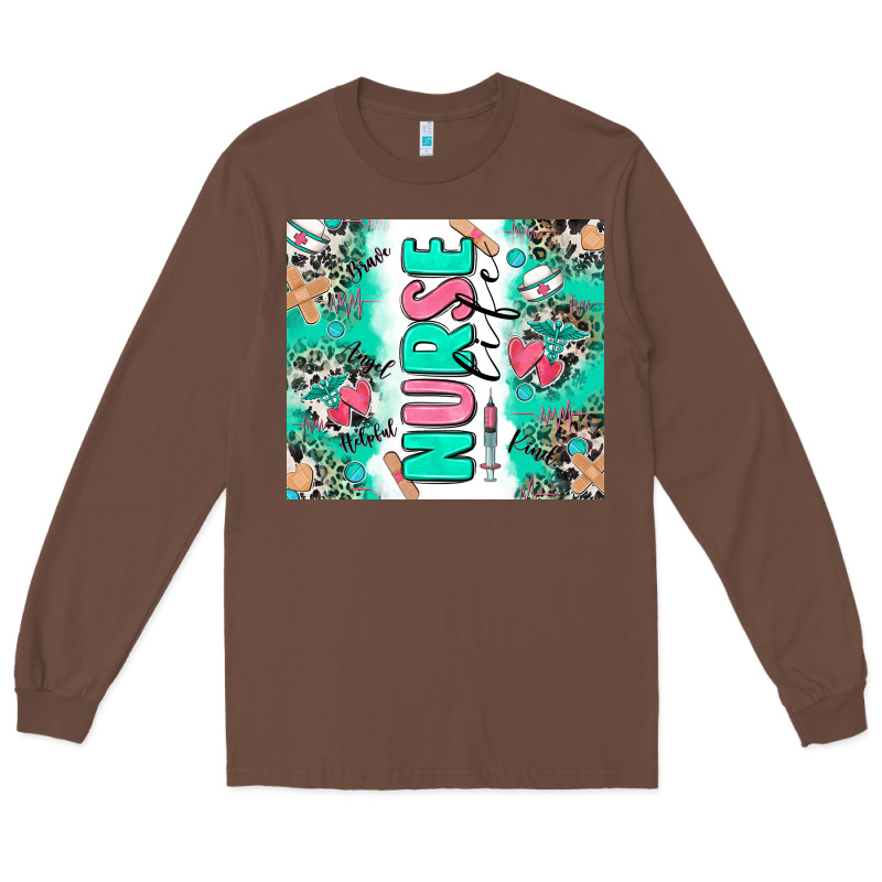 Nurse Life Long Sleeve Tee by Zillion Design Studio | Teevron