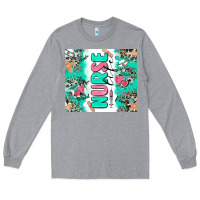 Heather Grey nurse life Long Sleeve Tee - Zillion Design Studio