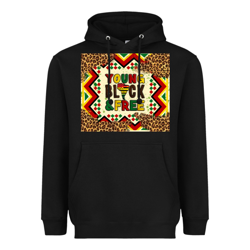 Young Black And Free Heavyweight Hoodie by Artiststas | Teevron