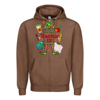 Chestnut im the teacher elf Zipper Hoodie - FaDigitalArtStudio