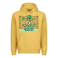 Antique Gold may the luck of the irish be with you Premium Hoodie - MaliasSmallBusiness