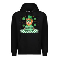 Black may the luck of the irish be with you Premium Hoodie - MaliasSmallBusiness