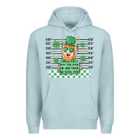 Blue Mist may the luck of the irish be with you Premium Hoodie - MaliasSmallBusiness