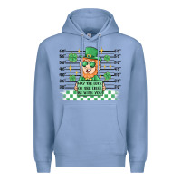 Colony Blue may the luck of the irish be with you Premium Hoodie - MaliasSmallBusiness