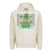 Oatmeal Heather may the luck of the irish be with you Premium Hoodie - MaliasSmallBusiness
