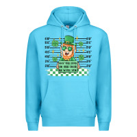 Ocean Blue may the luck of the irish be with you Premium Hoodie - MaliasSmallBusiness