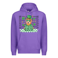 Purple may the luck of the irish be with you Premium Hoodie - MaliasSmallBusiness