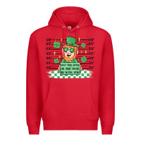Red may the luck of the irish be with you Premium Hoodie - MaliasSmallBusiness