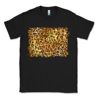 Black handdrawn leopard pattern yellow Classic Tee - BarkalooDesign