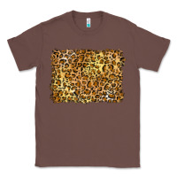 Chestnut handdrawn leopard pattern yellow Classic Tee - BarkalooDesign