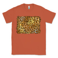 Copper handdrawn leopard pattern yellow Classic Tee - BarkalooDesign