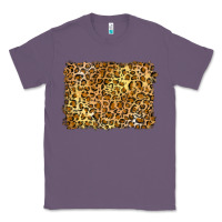 Lavender handdrawn leopard pattern yellow Classic Tee - BarkalooDesign