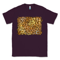 Plum handdrawn leopard pattern yellow Classic Tee - BarkalooDesign