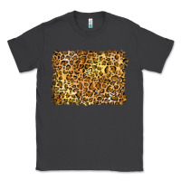 Smoke handdrawn leopard pattern yellow Classic Tee - BarkalooDesign