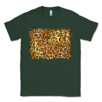 Sports Green handdrawn leopard pattern yellow Classic Tee - BarkalooDesign