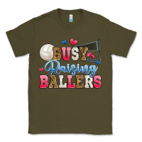 Army Green busy raising ballers volleyball Classic Tee - Zillion Design Studio