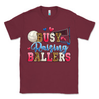 Burgundy busy raising ballers volleyball Classic Tee - Zillion Design Studio