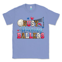 Colony Blue busy raising ballers volleyball Classic Tee - Zillion Design Studio