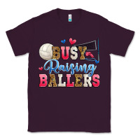 Plum busy raising ballers volleyball Classic Tee - Zillion Design Studio